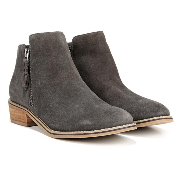 Blondo Boots Womens Liam Ankle Bootie Waterproof Grey Suede Casual Size 7 - Picture 1 of 13